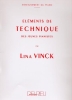 Vinck, Lina : Elments de technique des jeunes pianistes