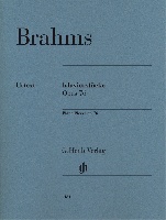 Brahms, Johannes : Pices pour piano op. 76
