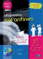 Lanone, Frank : Chansons Enfantines Pour Piano Solo + CD