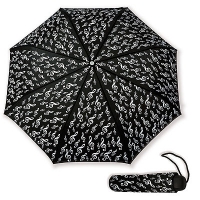 Parapluie de Poche - Clef de Sol (Noir)