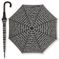 Parapluie - Portée (Noir / Notes Blanches)