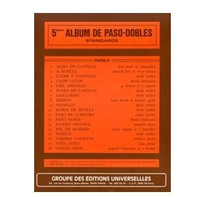 5me Album De Paso-Dobles Standards