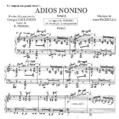 Piazzolla, Astor : Adios Nonino  Pigmalion