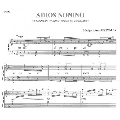 Piazzolla, Astor : Adios Nonino  Milonga Del Angel